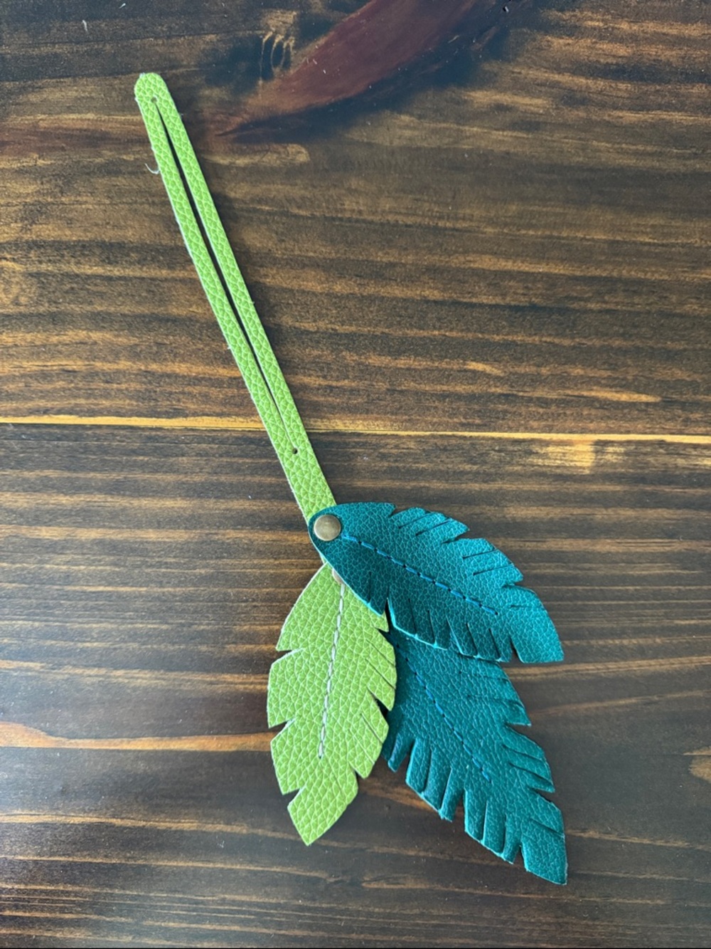 New Portland Leather Feathers Tassel